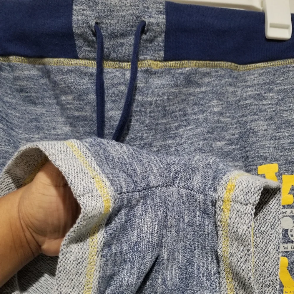 Disney WDW Mickey Navy Blue & Yellow Sleeveless Hooded Top & Shorts Matching Set